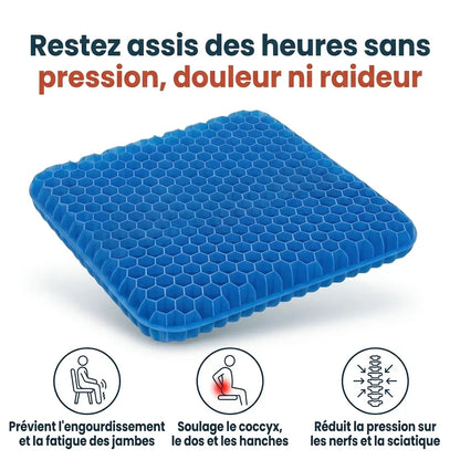 Coussin respirant qui réduit la température pelvienne