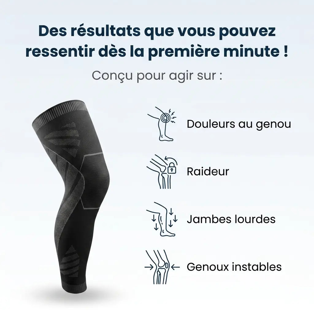 Maintien de compression pour Genoux